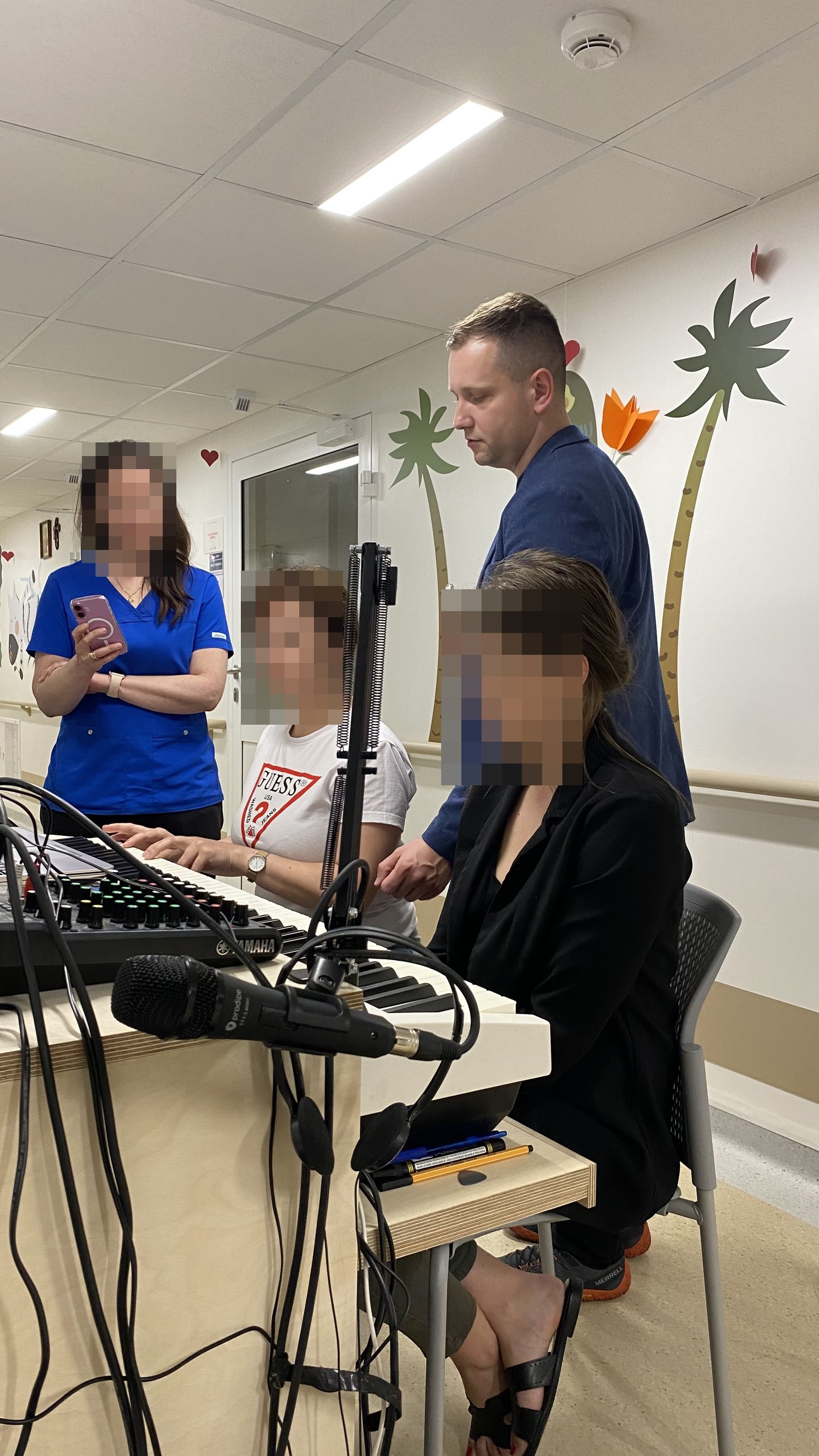 Pierwsze dźwięki na oddziale